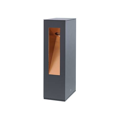 [W4L002998] AMONT 7W 750Lm 3000K 60° IP54 ANTHRACITE - DORE