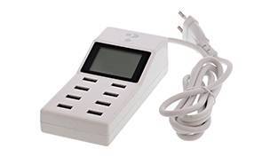[W4L003047] CHARGEUR MULTI USB (8 PORTS) Blanc
