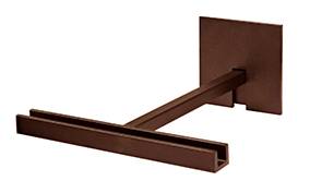 [W4L003083] CROCHET MURAL Acier corten