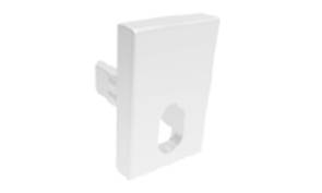[W4L003123] EMBOUTS DE FINITION PERCES 2PC BLANC MAT