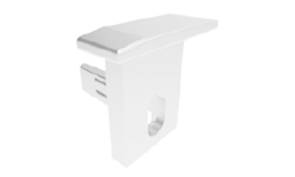 [W4L003140] EMBOUTS DE FINITION PERCES 2PC BLANC MAT