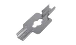 [W4L003164] CLIPS DE MONTAGE 4PC Acier inoxydable