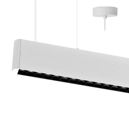 [W4L003264] TOMY 2 P 2x36W 4100+3800Lm 36+100° BLANC MAT