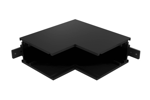 [W4L003338] CONNEXION L 90° MUR INT AVEC TR24805 Noir mat