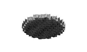 [W4L003431] GRILLE NID D'ABEILLE NOIR