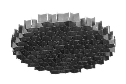[W4L003458] GRILLE NID D'ABEILLE DIA.100MM NOIR