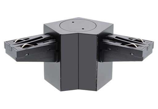 [W4L003500] CONNEXION ELEC DOUBLE 120° PLAFOND  Noir mat