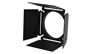 [W4L003526] VOLET COUPE FLUX DIA.100mm Noir mat