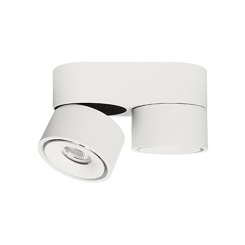 [W4L003676] CLAC 2 MINI 2x8W 2x710Lm 2700K 38° DIM Blanc mat