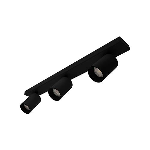 [W4L003693] RIVA 3 GU10 MAX 3X13W PAR16 NOIR MAT