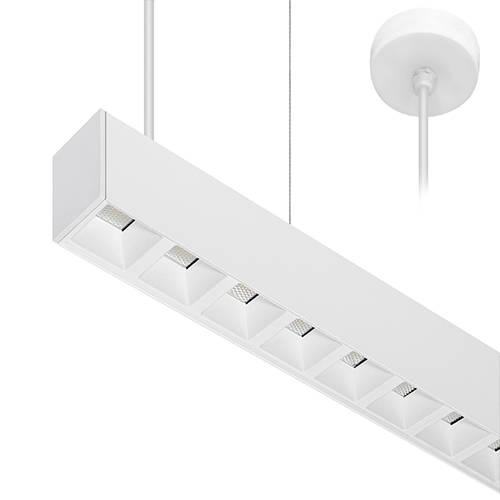 [W4L003810] LINEAR 1 D P 40W 6850Lm  3500K 75° BLANC MAT
