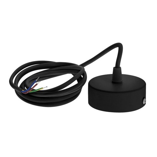 [W4L003812] CABLE D'ALIMENTATION 200cm + BASE Noir