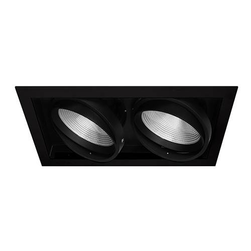 [W4L003838] IZA 2 SDX 2x25W 2x2100Lm 60° DIM NOIR MAT