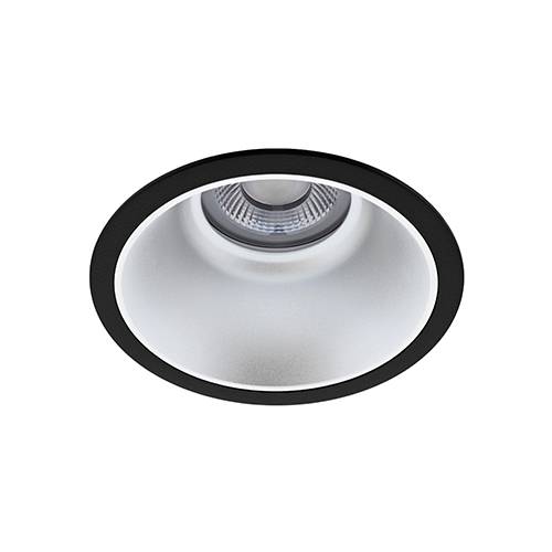 [W4L003871] LYON 2 R 25W 3070Lm 4000K 60° IP44 DALI NOIR MAT - ARGENT