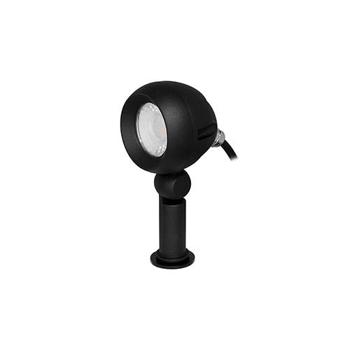 [W4L003944] YUKA 8W 1100Lm 3000K 60° IP65 Noir mat