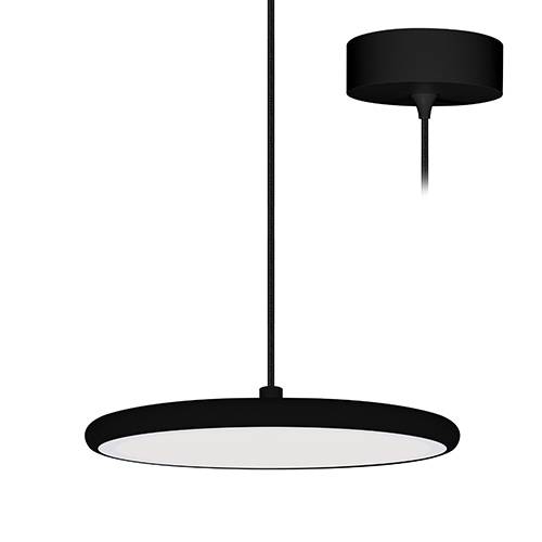 [W4L003987] HELLO 2 P 17W 2160Lm 3000K 110° DIM NOIR MAT