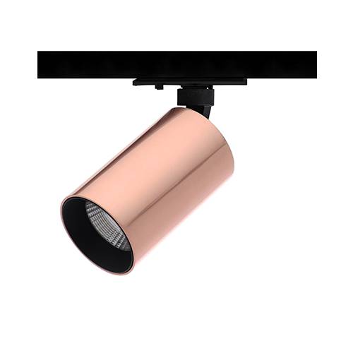 [W4L004039] JACK T 10W 1120Lm 38° DIM NOIR MAT - OR ROSE