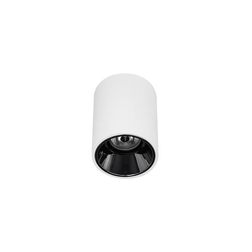 [W4L004089] HAPPY 1 7W 3000K 600Lm 40° DIM Blanc mat - Chrome noir