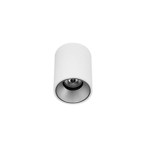 [W4L004093] HAPPY 1 7W 3000K 600Lm 40° DIM Blanc mat - Argent