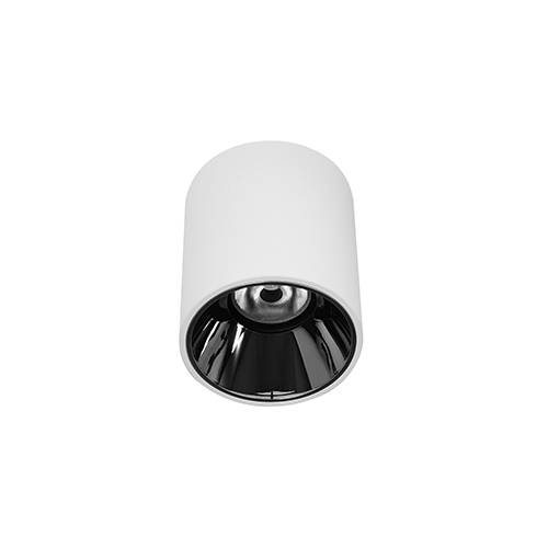 [W4L004097] HAPPY 2 13W 3000K 1155Lm 40° DIM Blanc mat - Chrome noir
