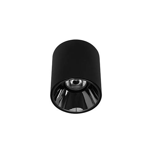 [W4L004098] HAPPY 2 13W 3000K 1155Lm 40° DIM NOIR MAT - CHROME NOIR