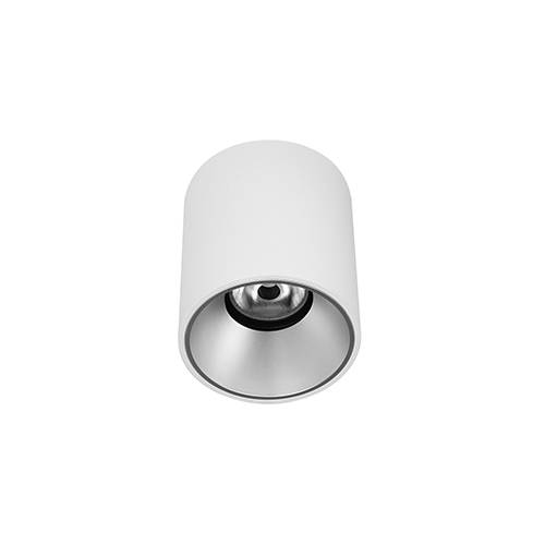 [W4L004101] HAPPY 2 13W 3000K 1155Lm 40° DIM Blanc mat - Argent
