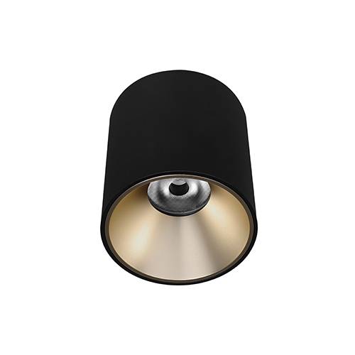[W4L004103] HAPPY 3 18W 3000K 1570Lm 40° DIM NOIR MAT - CHAMPAGNE