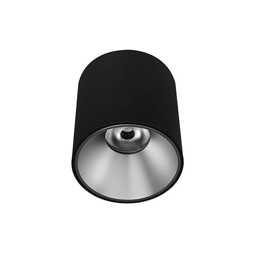 [W4L004104] HAPPY 3 18W 3000K 1570Lm 40° DIM Noir mat - Argent