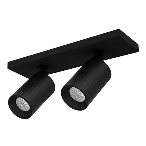 [W4L004137] AUREA 2 C 2x7W 2x715Lm 38° DIM NOIR MAT