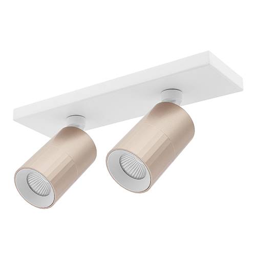 [W4L004141] AUREA 2 C 2x6W 2x715Lm 38° DIM Blanc mat - Rose
