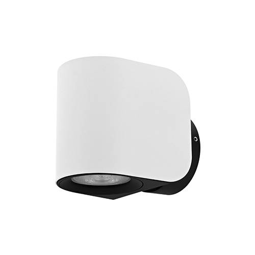 [W4L004163] SNOOP GU10 MAX10W PAR16 IP54 NOIR MAT - BLANC MAT