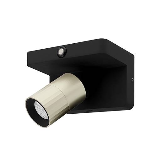 [W4L004170] AUREA 4 W 7W 625Lm 38° DIM Noir mat - Champagne