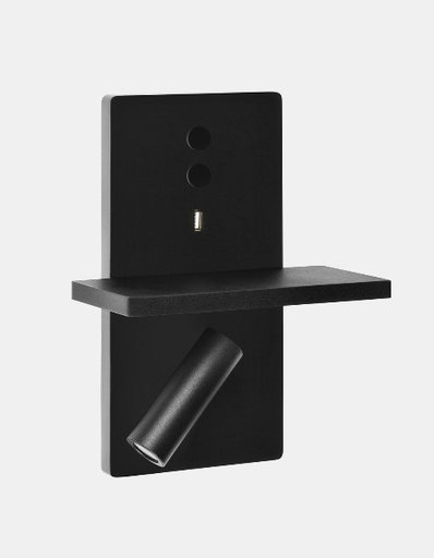 [W4L164170] Reading lights E-lamp LED 12.3W 2700K ON-OFF Black 469lm