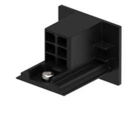 [W4L164370] Prolicht 3~SF end cap, black / DALI