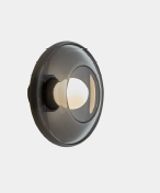 [W4L164391] Surface-mounted wall light Trip Glass E14 Max. 9W Fumé 207lm