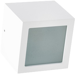 [L4Y0077W] Plafonnier apperent extérieur GU10 BLANC