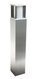 Potelet extérieur carré E27 ALU