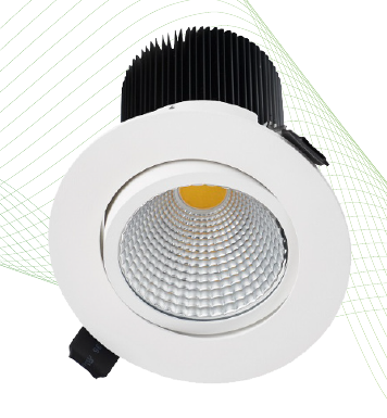 [L4Y0394.3212W] DOWNLIGHT Ø125mm 17,6W 930 1700Lm 38° non dimmable BLANC 