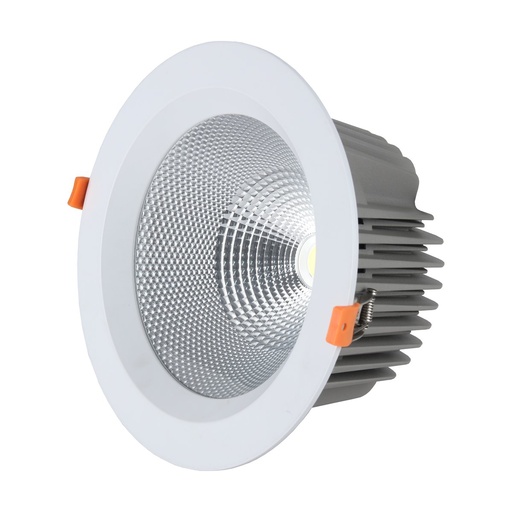 [L4Y0612-42W] DOWNLIGHT Ø195mm 42W 3000K CRI>80 80° excl LIFUDdriver 1050mA BLANC