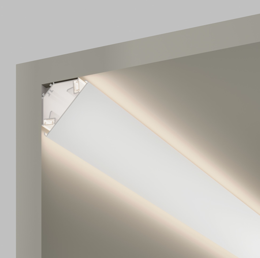 [W4L184564] Profile Taglio di luce Indirect Double Corner 3m Aluminium
