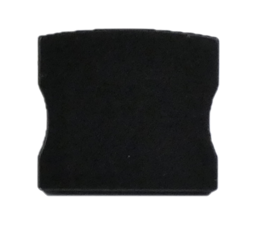 [L4Y1237B] Embout de finition noir sans trou pour profil apparent haut 