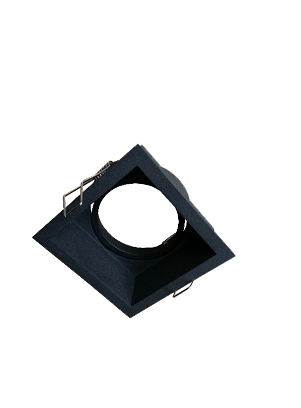 [L4Y1249B] Armature carrée Spot encastré pour module LED, excl L4Y LED module (1268/1270) NOIR