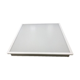 Dalle LED 595x595mm pour faux plafond 30W 3900Lm 3000K CRI>80 50° BLANC excl LIFUDdriver 700mA