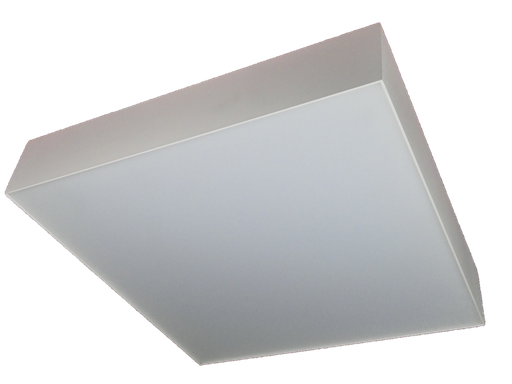[L4Y0579] Plafonnier apparent LEDpanel carré 35W 3000K 3000Lm 300x300x55mm BLANC