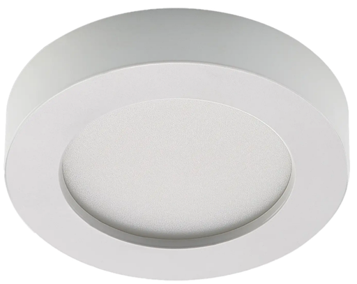 [L4Y0722W] Plafonnier rond blanc led 12W 1190lm 3000k/4000k/6500k DIM