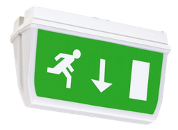 Bloc secours pictogramme Diffuseur pour Bloc secours apparent pour Beam 0463 + 0464 + 0465