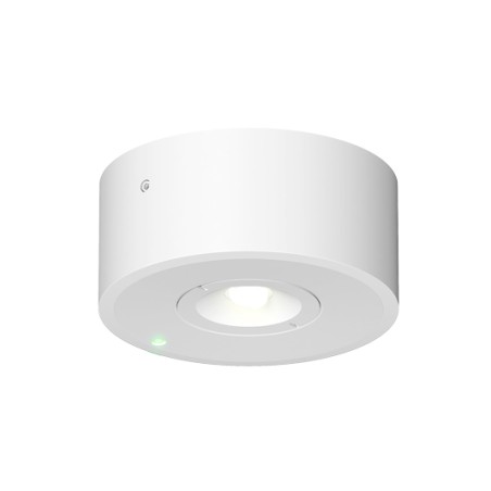 [W4L204648] VIALED ROUND 3,5W 250lm/1h 150lm/3h  P/NP BLANC AUT