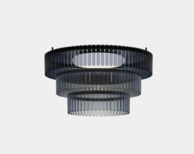 [W4L204680] Pendant Scarlett Circular Surface Chandelier ø930mm + ø730mm + ø530mm LED 55.1W 2700K ON-OFF Blue 4111lm