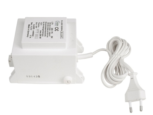 [W4L008115] ABNPowersupplyunit,ABNTransformator,DIM,CV,11,5VAC,200W,IP20,dimmable:leadingedge,inputvoltage:220-240VAC/50-60Hz,outputvoltage:11,5VAC,outputcurrent:10000-16660mA,115,00-200,00W,IP20