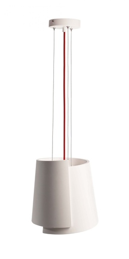 [W4L008397] Pendantlamp,TwisterII,constantvoltage,220-240VAC/50-60Hz,E27,1xmax.40,00W,gypsum,white,IP20
